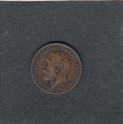 Beschrijving: 1 Farthing  GEORGIUS V 